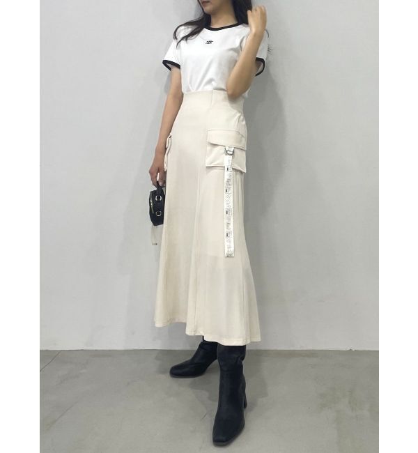 dazzlin「【FILA&times;dazzlin】別珍ポケットフレアスカート」|スカート|