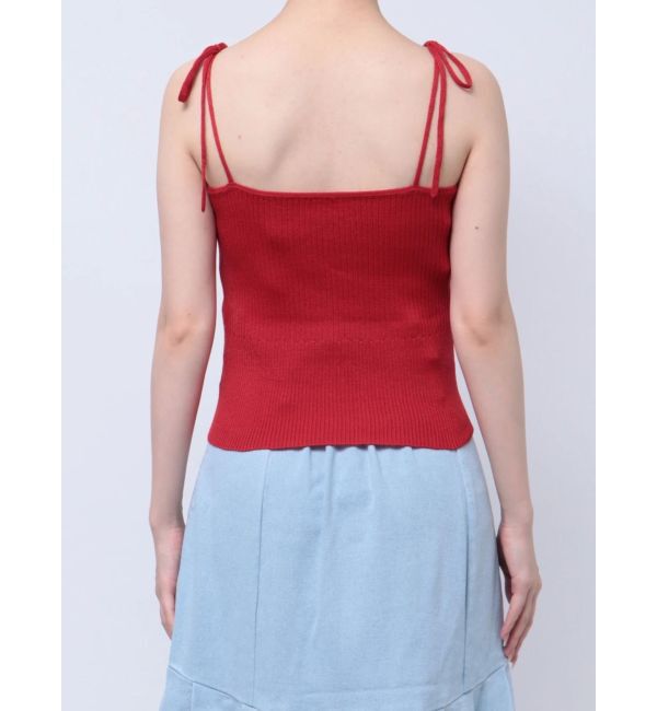 dazzlin「フロントリボンクロシェニットSET」|ニット・セーター|