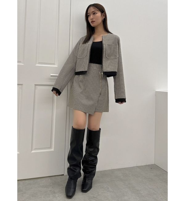 dazzlin「カバーロング2wayブーツ」|ロングブーツ|