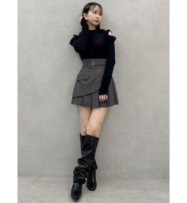 dazzlin「カバーロング2wayブーツ」|ロングブーツ|