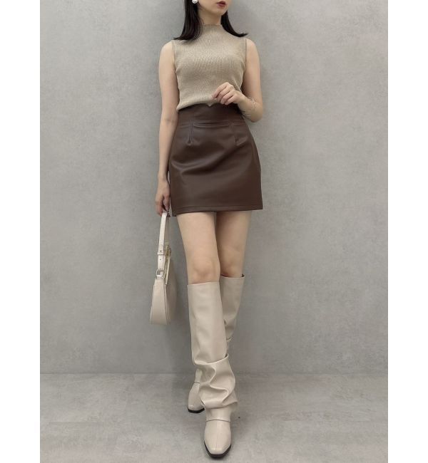 dazzlin「カバーロング2wayブーツ」|ロングブーツ|