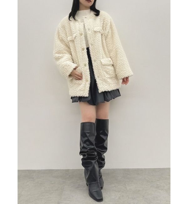 dazzlin「カバーロング2wayブーツ」|ロングブーツ|