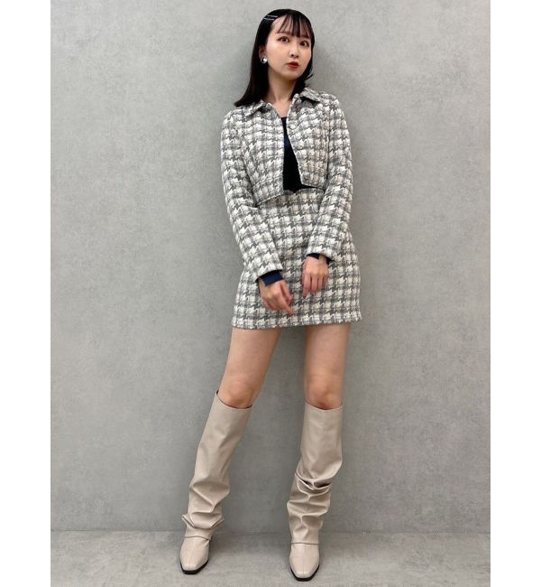 dazzlin「カバーロング2wayブーツ」|ロングブーツ|