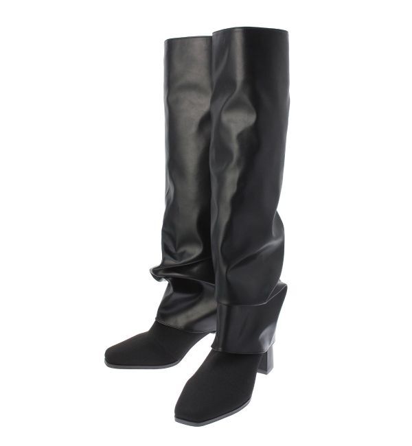 dazzlin「カバーロング2wayブーツ」|ロングブーツ|