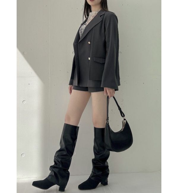 dazzlin「カバーロング2wayブーツ」|ロングブーツ|