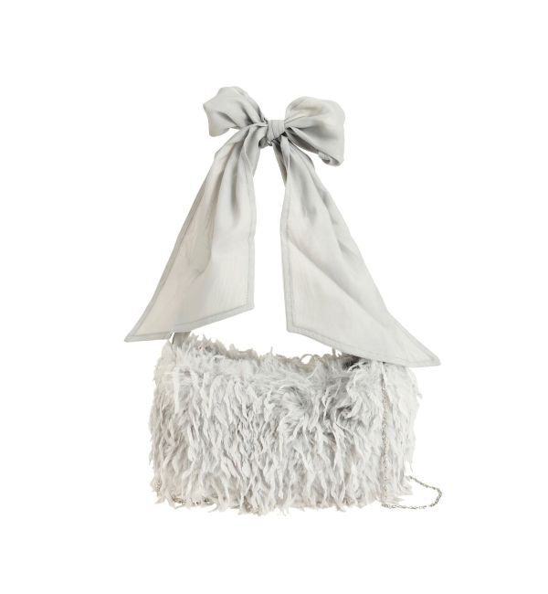 dazzlin「フェザーライクリボンミニBAG」|その他|ブルー