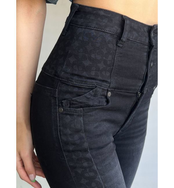 EMODA「スウィッチパターンハイウエストパギンス」|デニム|