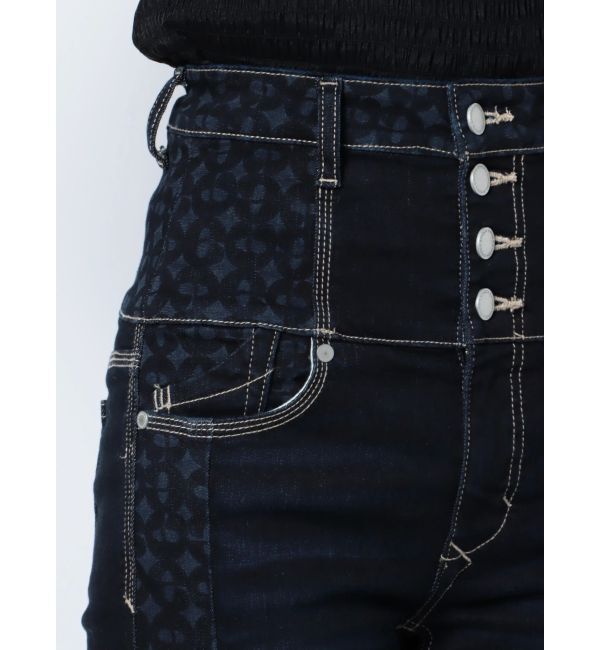 EMODA「スウィッチパターンハイウエストパギンス」|デニム|