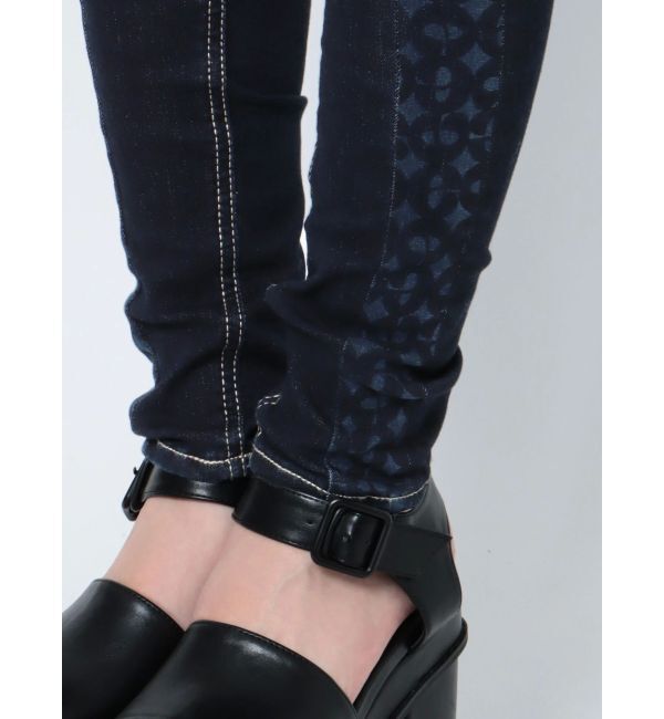 EMODA「スウィッチパターンハイウエストパギンス」|デニム|