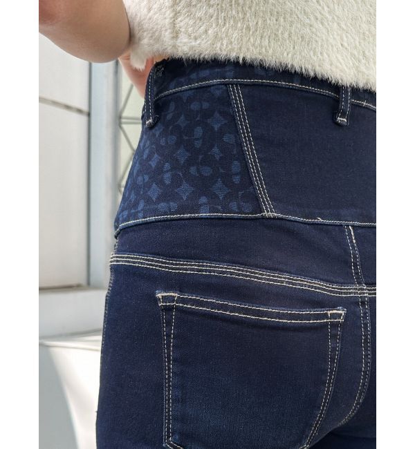 EMODA「スウィッチパターンハイウエストパギンス」|デニム|