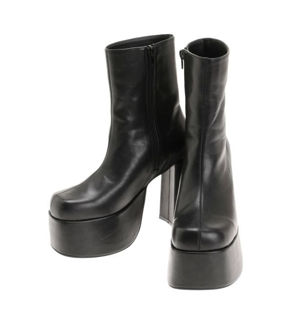 EMODA「スクエアショートブーツ」|ショートブーツ|