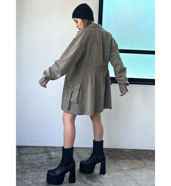 EMODA「スクエアショートブーツ」|ショートブーツ|