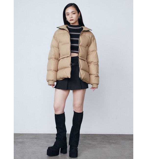 EMODA「スタンド2WAYダウンブルゾン」|ブルゾン・スタジャン|