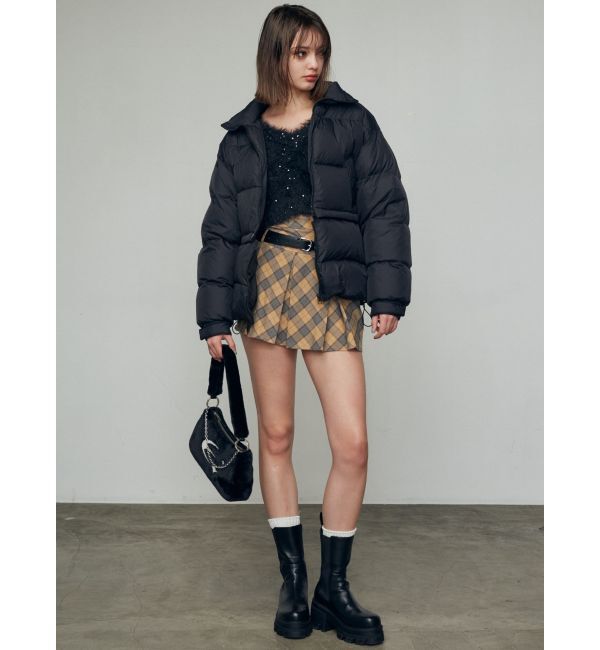 EMODA「スタンド2WAYダウンブルゾン」|ブルゾン・スタジャン|