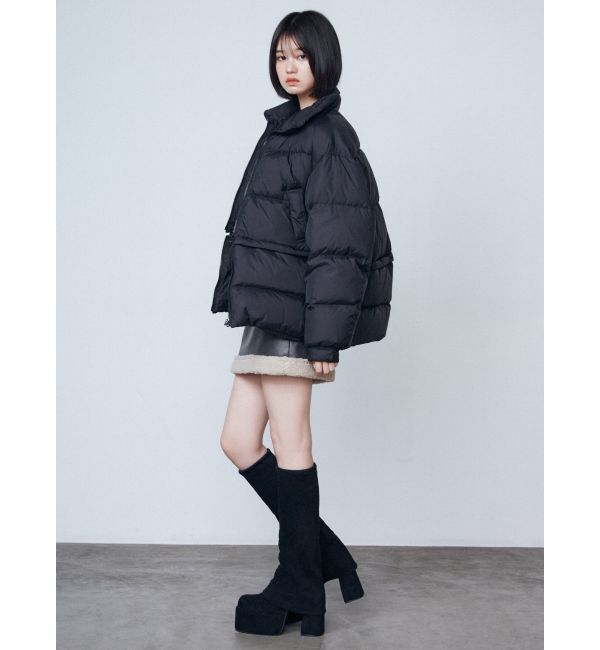 EMODA「スタンド2WAYダウンブルゾン」|ブルゾン・スタジャン|