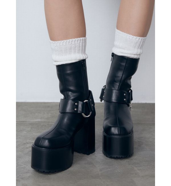 EMODA「チャームバルキーブーツ」|ショートブーツ|