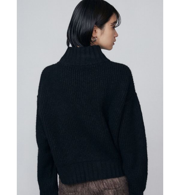 EMODA「【WEB限定】ルーズハイネックリブニット」|カーディガン|