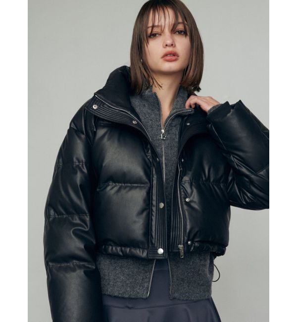 EMODA「【WEB限定】ルーズハイネックリブニット」|カーディガン|