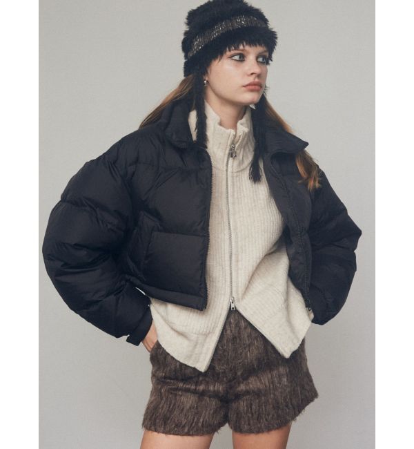 EMODA「【WEB限定】ルーズハイネックリブニット」|カーディガン|