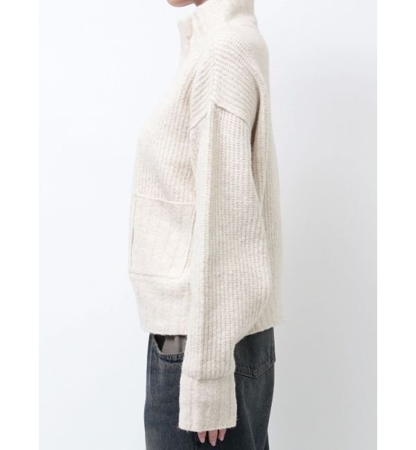 EMODA「【WEB限定】ルーズハイネックリブニット」|カーディガン|