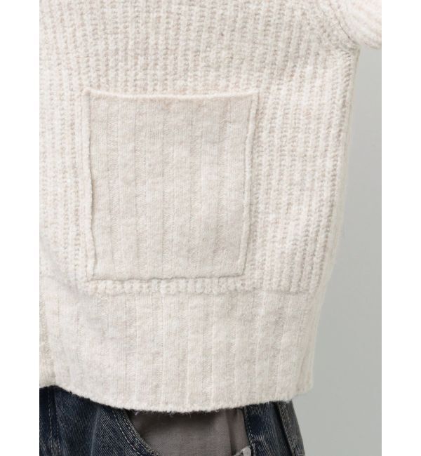 EMODA「【WEB限定】ルーズハイネックリブニット」|カーディガン|