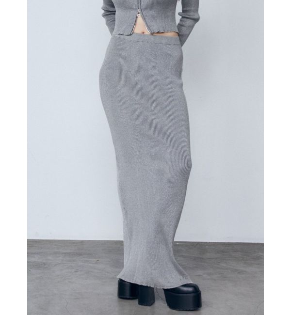 EMODA「ウォッシュリブマキシスカート」|スカート|