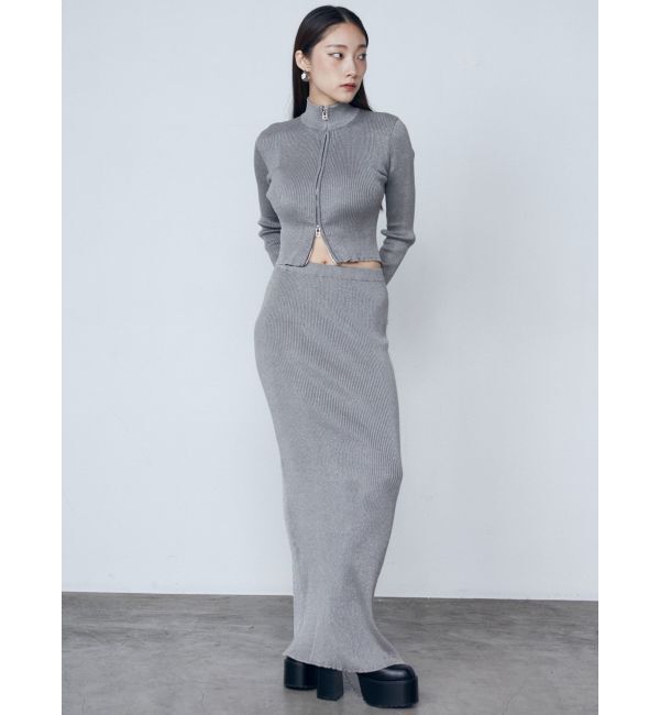 EMODA「ウォッシュリブマキシスカート」|スカート|