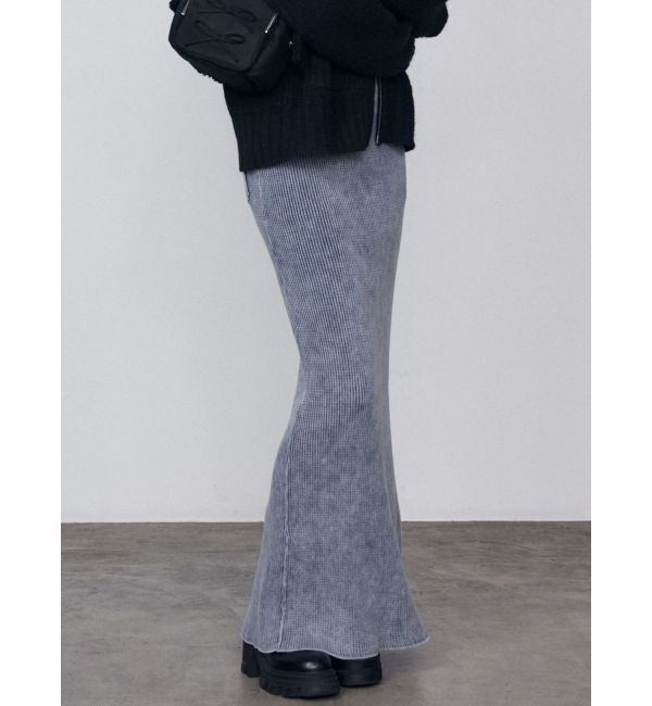 EMODA「ウォッシュリブマキシスカート」|スカート|