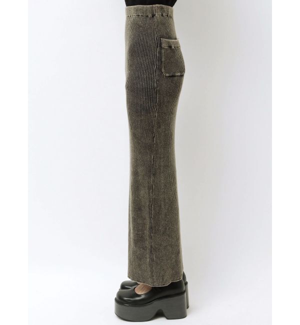 EMODA「ウォッシュリブマキシスカート」|スカート|