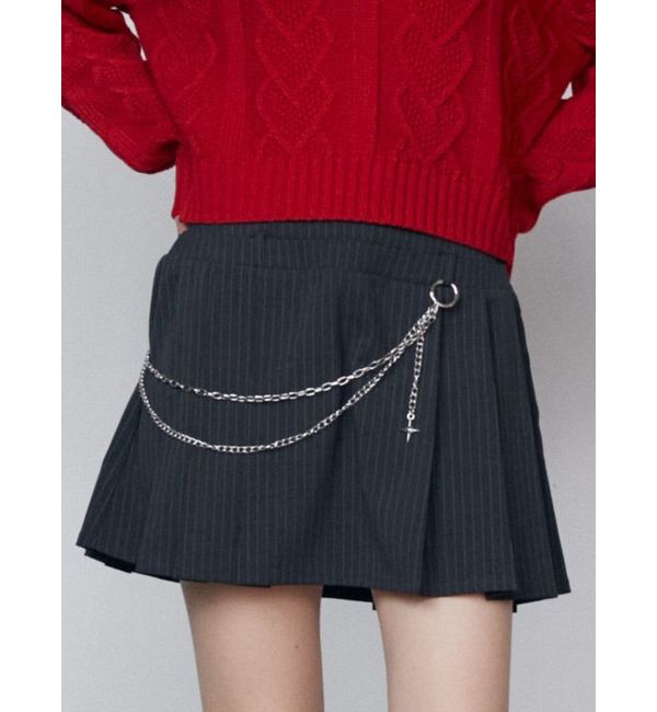 EMODA「レイヤーチェーンベルトスカート」|スカート|