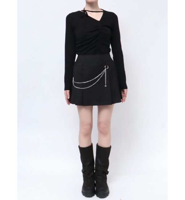 EMODA「レイヤーチェーンベルトスカート」|スカート|