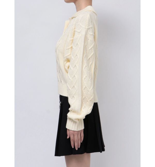 EMODA「スキッパーワイドハートニット」|ニット・セーター|