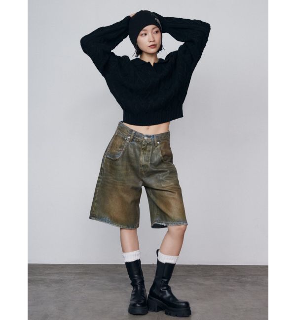 EMODA「スキッパーワイドハートニット」|ニット・セーター|