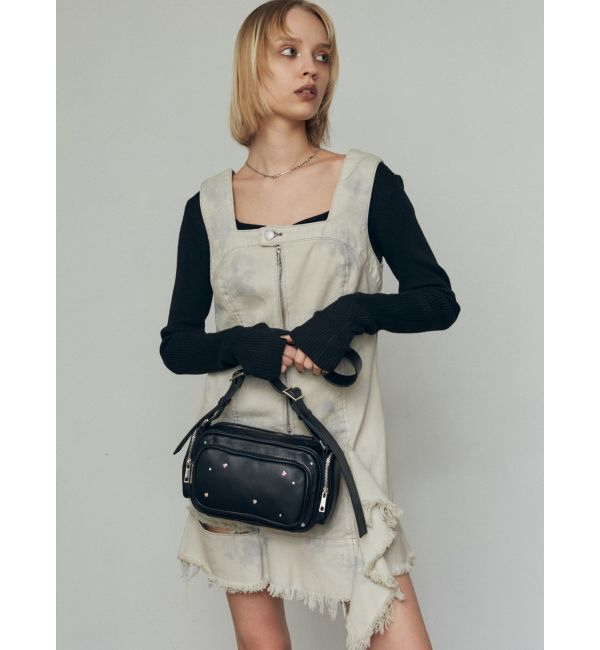 EMODA「アシンメトリーデニムミニワンピース」|ワンピース|