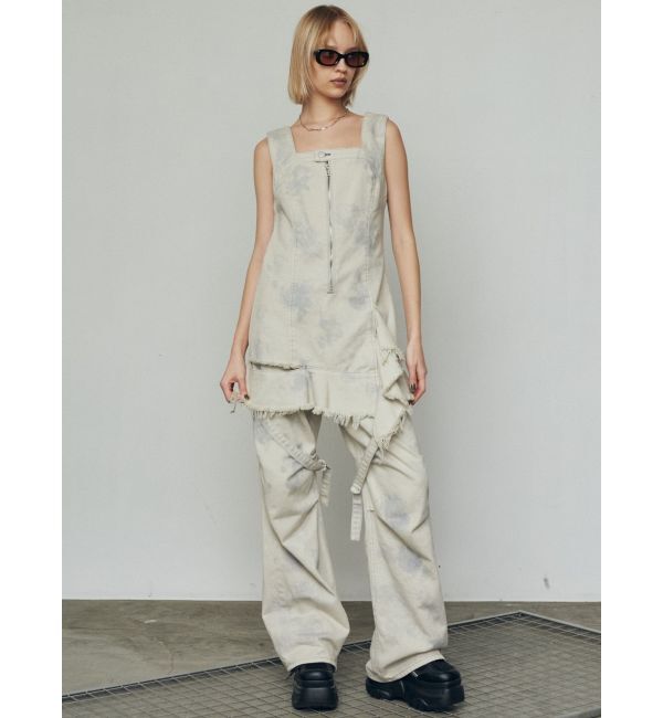 EMODA「アシンメトリーデニムミニワンピース」|ワンピース|