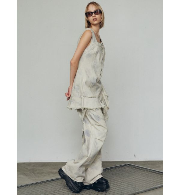 EMODA「アシンメトリーデニムミニワンピース」|ワンピース|