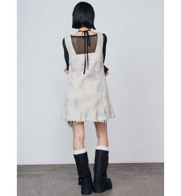 EMODA「アシンメトリーデニムミニワンピース」|ワンピース|