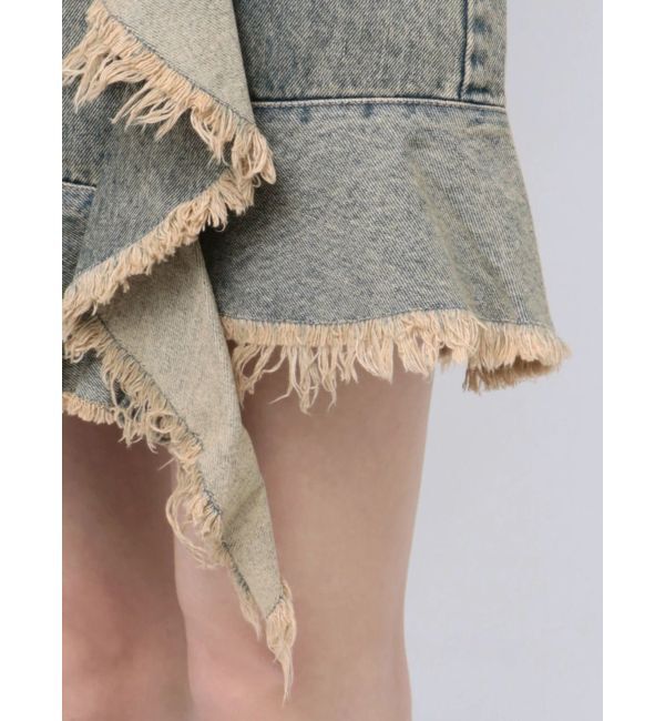 EMODA「アシンメトリーデニムミニワンピース」|ワンピース|