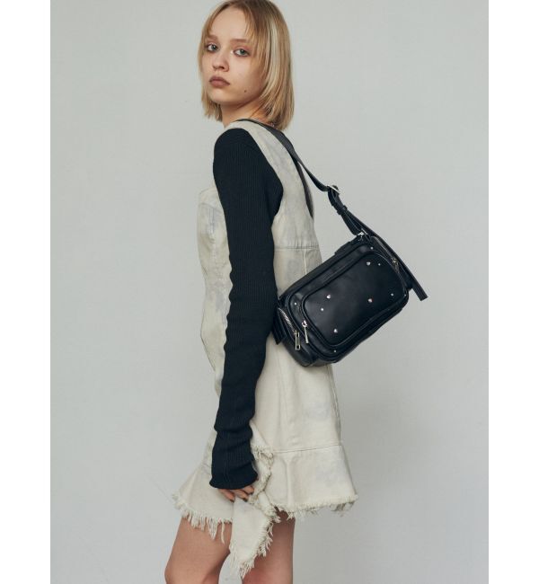 EMODA「アシンメトリーデニムミニワンピース」|ワンピース|