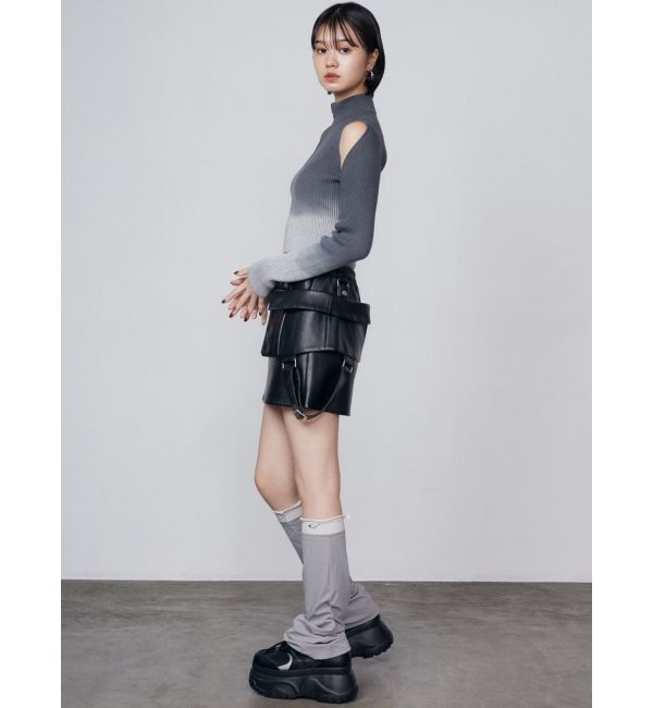 EMODA「ドローストリングレッグウォーマー」|レッグウォーマー|