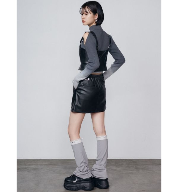 EMODA「ドローストリングレッグウォーマー」|レッグウォーマー|