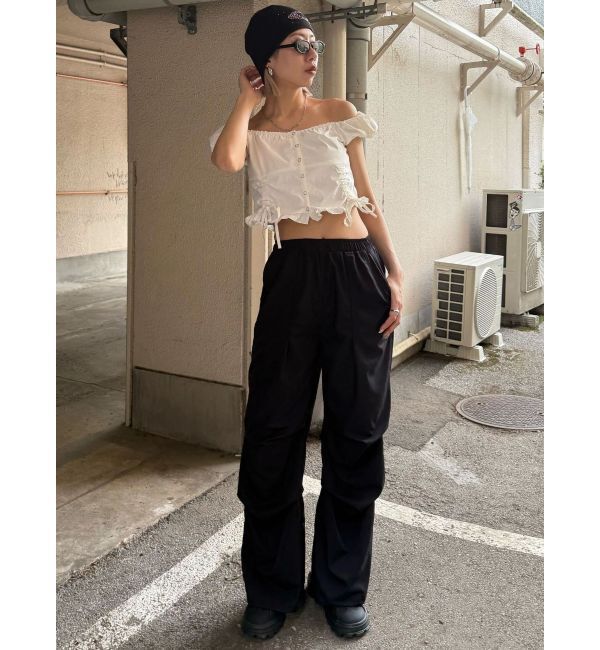 EMODA「ショートスリーブリボントップ」|Tシャツ・カットソー|