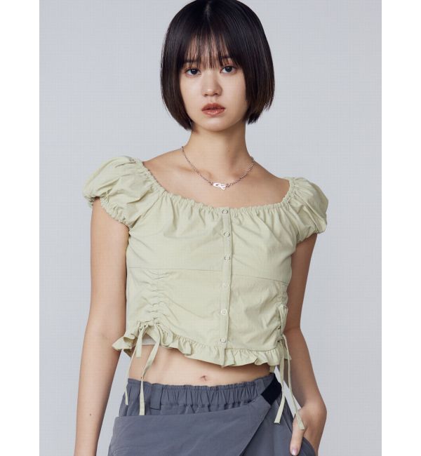 EMODA「ショートスリーブリボントップ」|Tシャツ・カットソー|