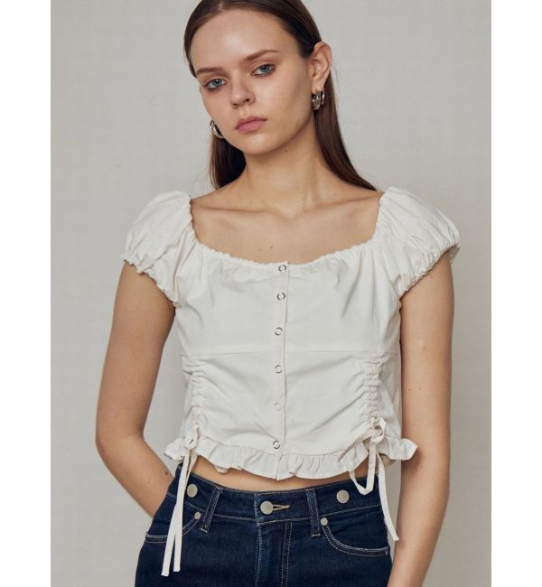 EMODA「ショートスリーブリボントップ」|Tシャツ・カットソー|