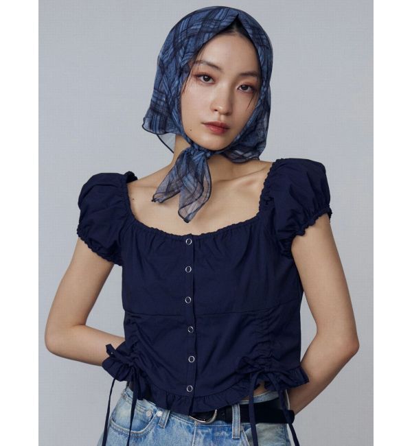 EMODA「ショートスリーブリボントップ」|Tシャツ・カットソー|