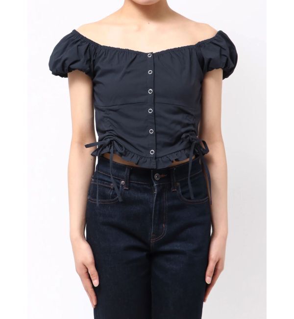 EMODA「ショートスリーブリボントップ」|Tシャツ・カットソー|