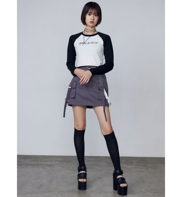 EMODA「【Dickies別注】ラグラングラデーショントップ」|Tシャツ・カットソー|