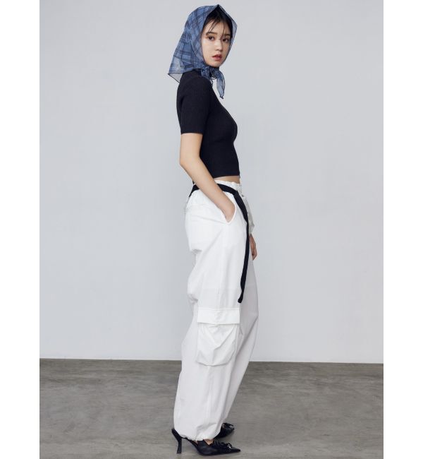 EMODA「プレーティングハーフリブジップニット」|ニット・セーター|