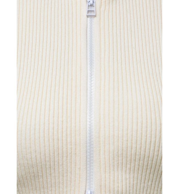 EMODA「プレーティングハーフリブジップニット」|ニット・セーター|