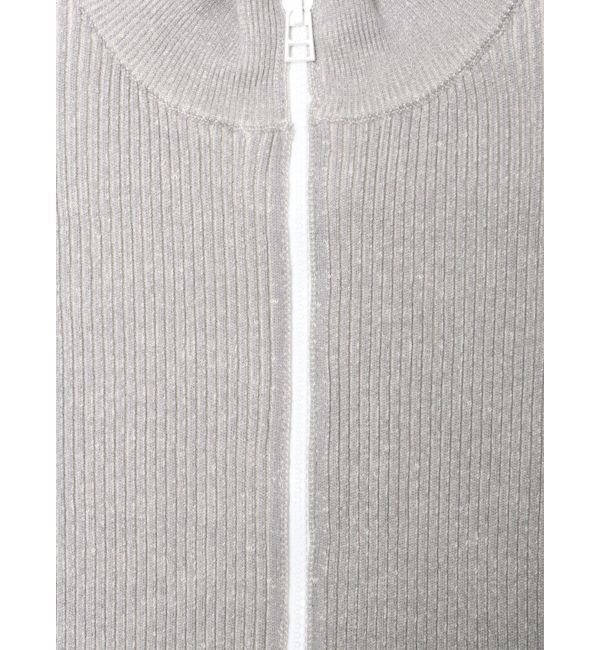 EMODA「プレーティングハーフリブジップニット」|ニット・セーター|